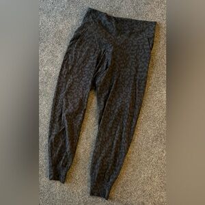 Lululemon Align Black Leopard Print Joggers